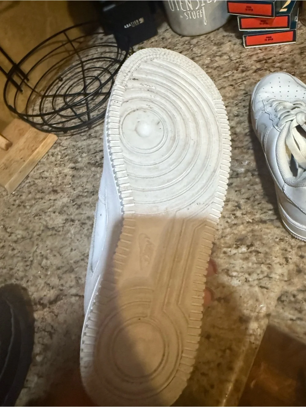 Nike White Low-Top Leather Sneakers